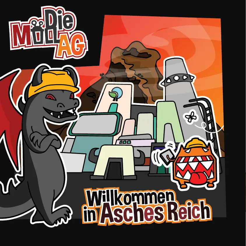 Cover des Mini-Spielbüchleins Willkommen in Asches Reich